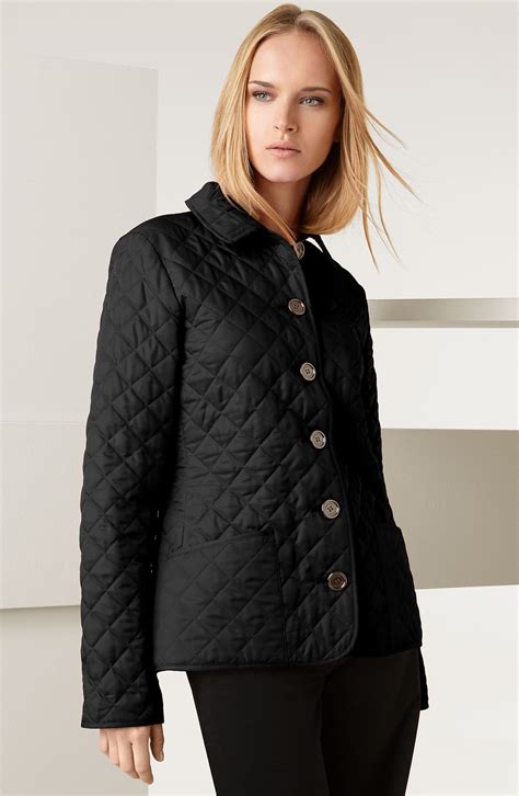 burberry brit ladies quilted beige coat jacket|burberry quilted jacket nordstrom.